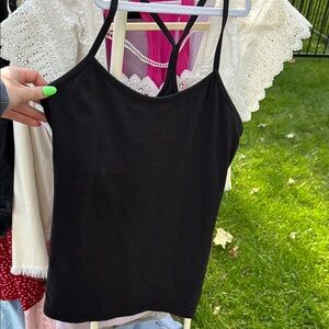 lululemon athletica Black Tank Top